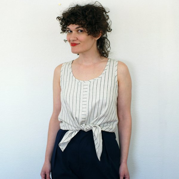 COKLUCH Oasis Top - Striped Linen COKLUCH Oasis Top - Striped Linen