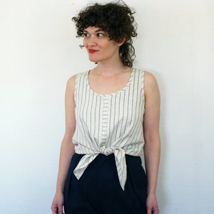 COKLUCH Oasis Top - Striped Linen COKLUCH Oasis Top - Striped Linen