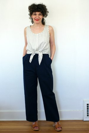 COKLUCH Oasis Top - Striped Linen COKLUCH Oasis Top - Striped Linen
