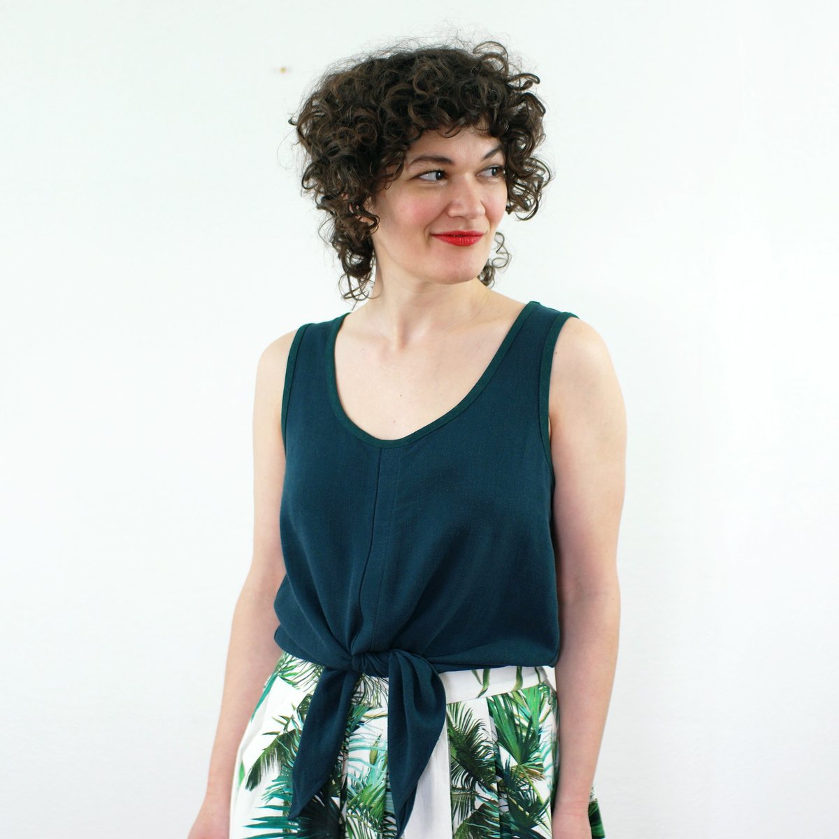 COKLUCH Oasis Top - Teal - Image 1 of 5