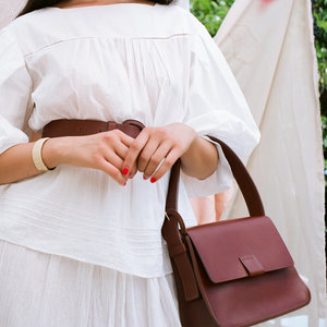 Crescioni estel bag - saddle brown Crescioni estel bag - saddle brown