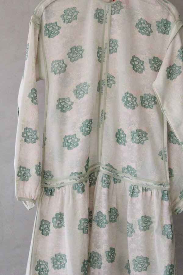 ALOJA Handmade Luna Dress - Green Floral ALOJA Handmade Luna Dress - Green Floral