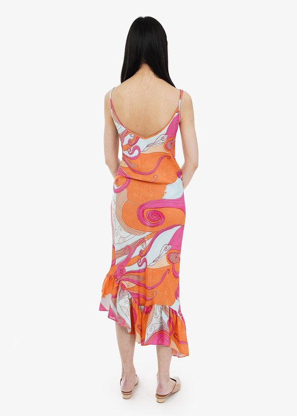Collina Strada Michi Dress - Pink Swirls Collina Strada Michi Dress - Pink Swirls