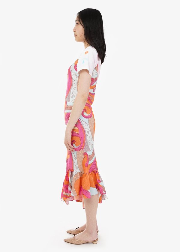 Collina Strada Michi Dress - Pink Swirls Collina Strada Michi Dress - Pink Swirls