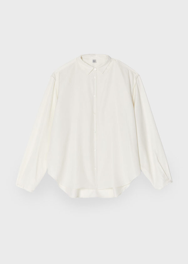 Totême BENICIA OVERSIZED SILK SHIRT Totême BENICIA OVERSIZED SILK SHIRT