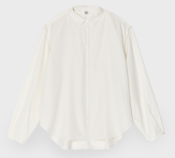 Totême BENICIA OVERSIZED SILK SHIRT Totême BENICIA OVERSIZED SILK SHIRT