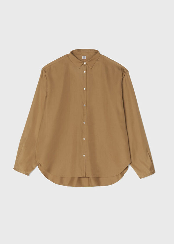 Totême BENICIA OVERSIZED SILK SHIRT Totême BENICIA OVERSIZED SILK SHIRT
