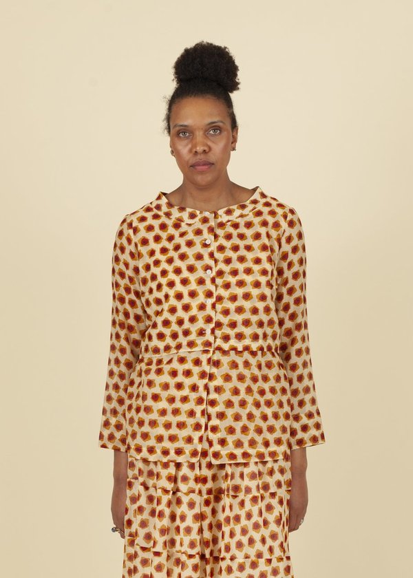 Echappees Belles Idyle Floral Shirt - Red Echappees Belles Idyle Floral Shirt - Red