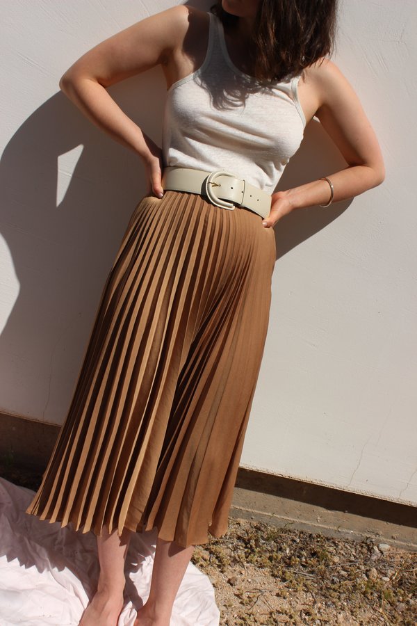 Shaina Mote aster skirt - camel Shaina Mote aster skirt - camel