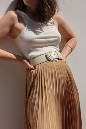 Shaina Mote aster skirt - camel Shaina Mote aster skirt - camel