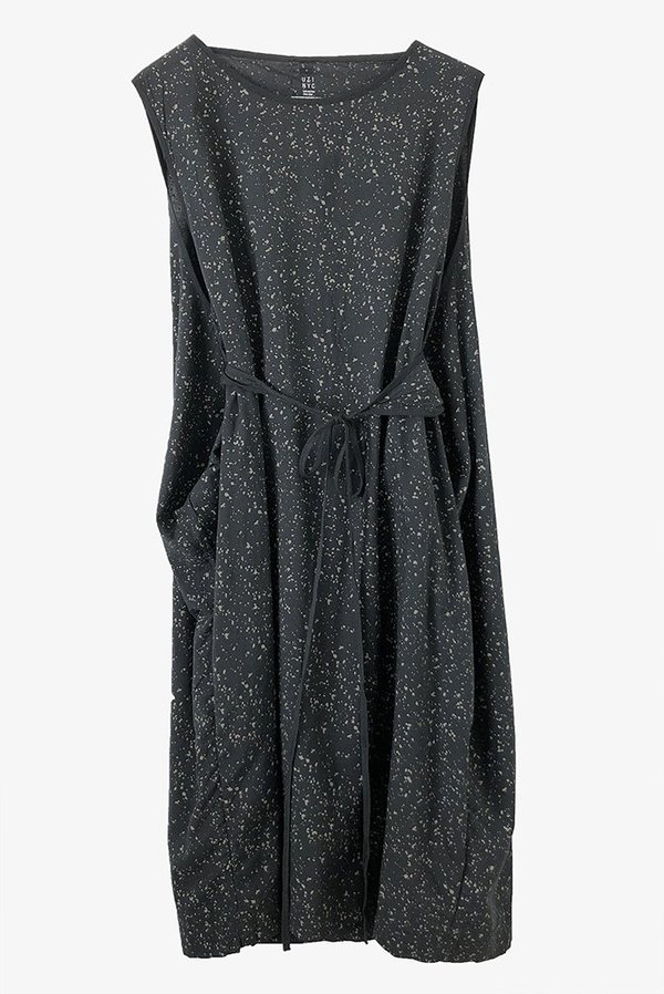 Uzi NYC UZI Oxford Dress - Splatter/Black Uzi NYC UZI Oxford Dress - Splatter/Black