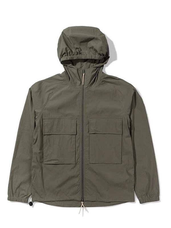 Native North Hooded Paper Jacket - Green Native North Hooded Paper Jacket - Green