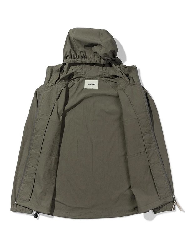 Native North Hooded Paper Jacket - Green Native North Hooded Paper Jacket - Green