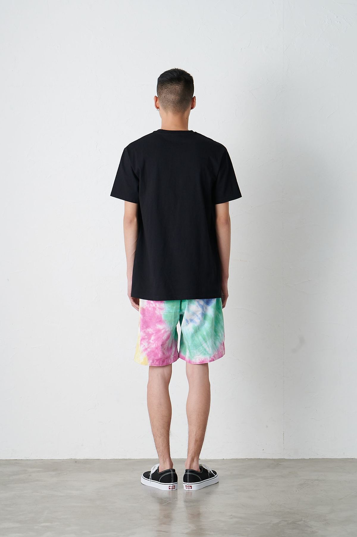 ゴル吉 TIE DYE CAMO SHORT PANTS Men's Baggy Fit Hunter Camo Jorts