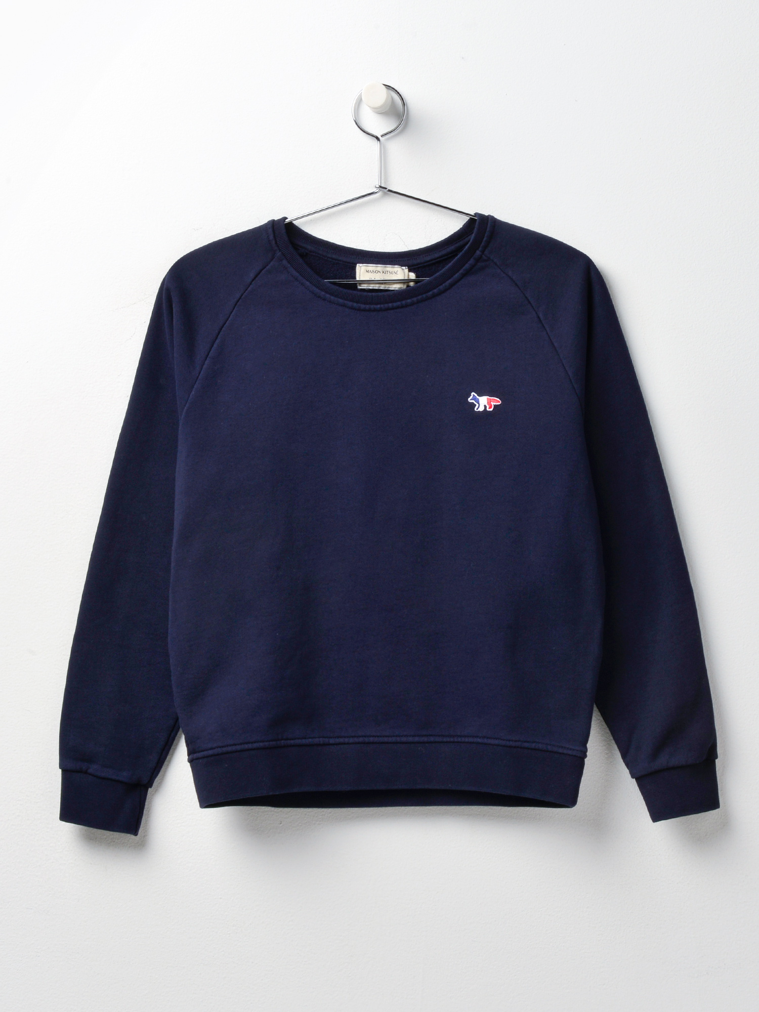 sweatshirt tricolor fox patch