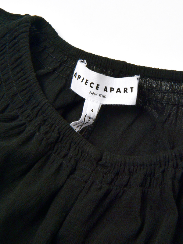 Apiece Apart CHABROL JUMPSUIT - BLACK Apiece Apart CHABROL JUMPSUIT - BLACK