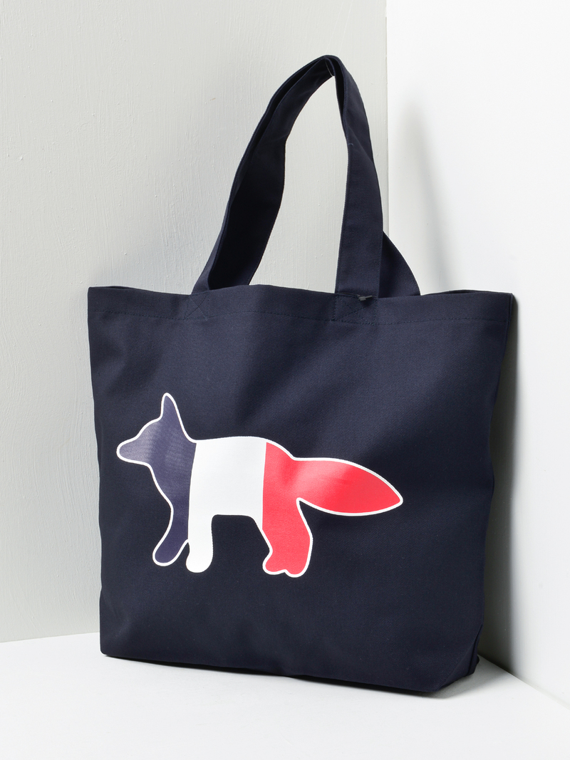 MAISON KITSUNÉ TOTE BAG TRICOLOR FOX Maison Kitsuné 