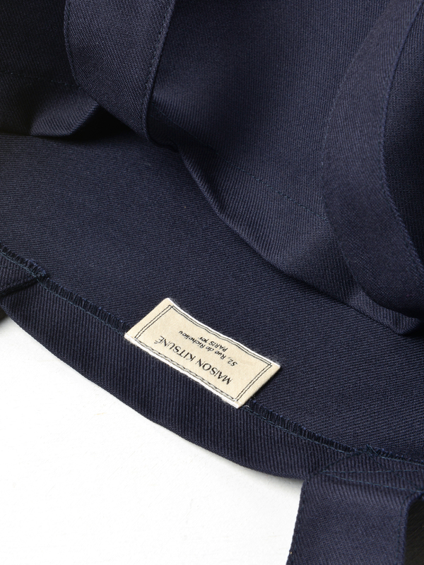 Maison Kitsuné TOTE BAG TRICOLOR FOX NAVY | Garmentory