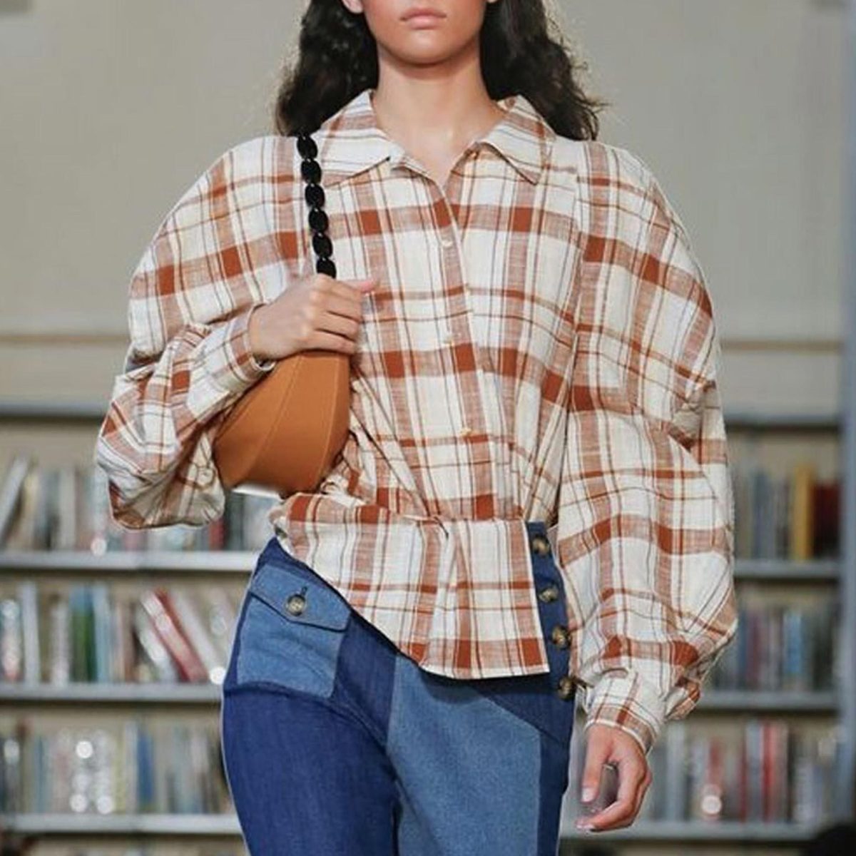REJINA PYO ／Plaid Blouse