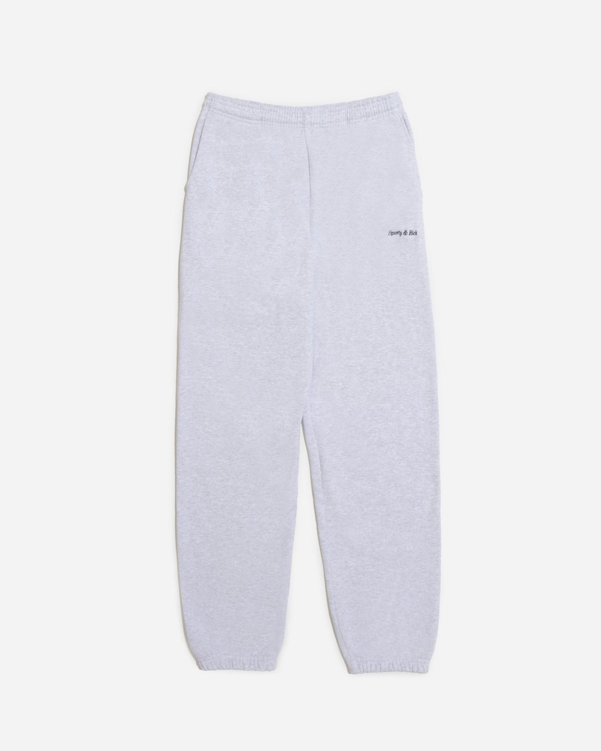 Sporty & Rich Classic Logo Sweatpant - Heather Gray | Garmentory