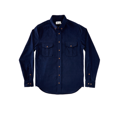 MR NICE - CAMPFIRE CORD OVERSHIRT - NAVY MR NICE - CAMPFIRE CORD OVERSHIRT - NAVY