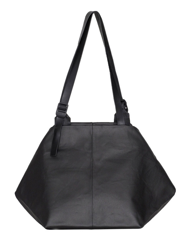 Cote & Ciel Amu Coated Canvas Tote Bag - Black | Garmentory