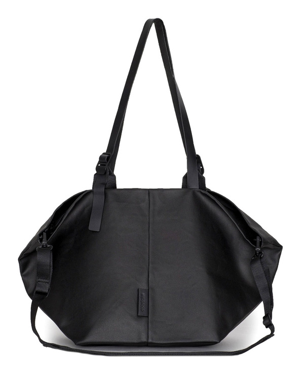 Cote & Ciel Amu Coated Canvas Tote Bag - Black | Garmentory