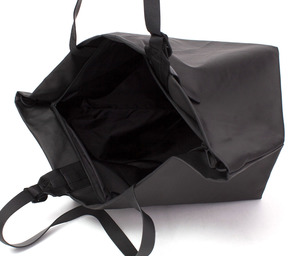 Cote & Ciel Amu Coated Canvas Tote Bag - Black | Garmentory