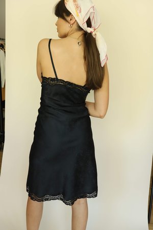 Vintage Christian Dior Black Slip - Medium | Garmentory