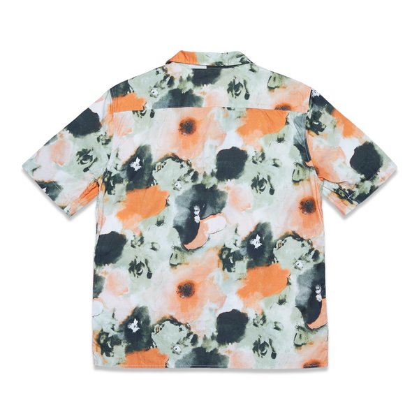 PRESIDENTS SHIRT RANGI S/S PSYCHO FLOWER POPLIN - ORANGE PRESIDENTS SHIRT RANGI S/S PSYCHO FLOWER POPLIN - ORANGE