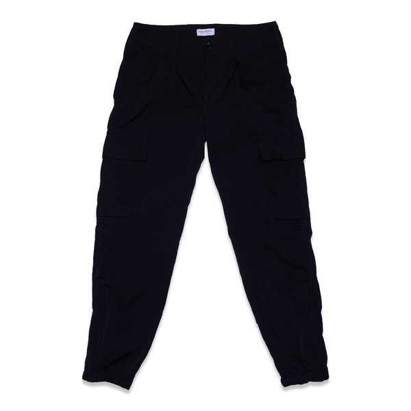 PRESIDENTS TROUSER TRAEGO JAPAN CRACKED NYLON - BLACK PRESIDENTS TROUSER TRAEGO JAPAN CRACKED NYLON - BLACK
