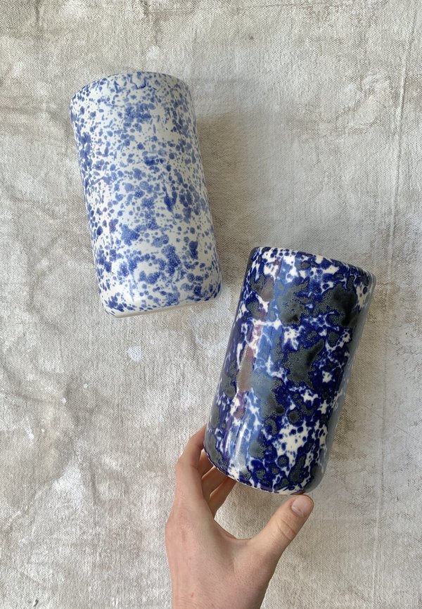 Cuttalossa & Co. Splatter Canister Vase Cuttalossa & Co. Splatter Canister Vase