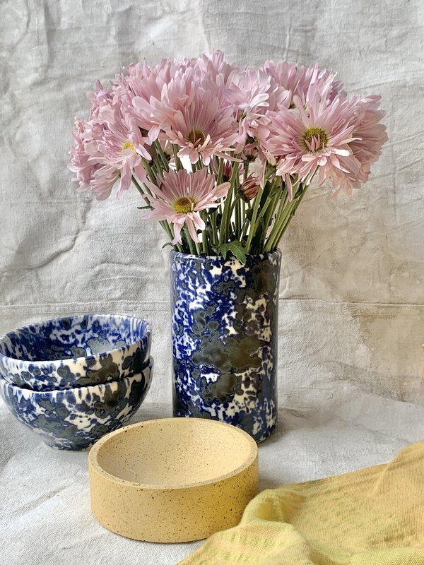 Cuttalossa & Co. Splatter Canister Vase Cuttalossa & Co. Splatter Canister Vase