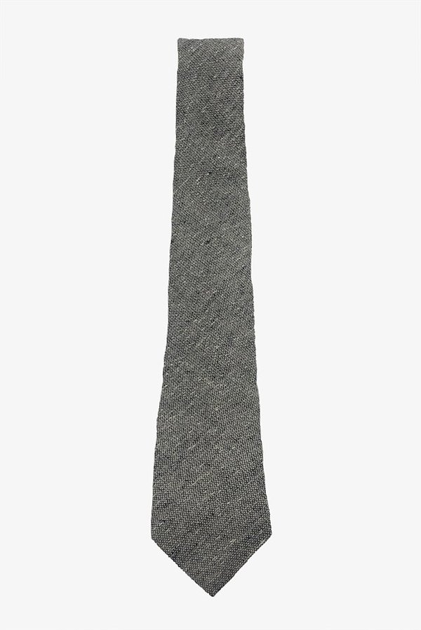 POCKET SQUARE CLOTHING Huerta Wool Tie - Grey POCKET SQUARE CLOTHING Huerta Wool Tie - Grey