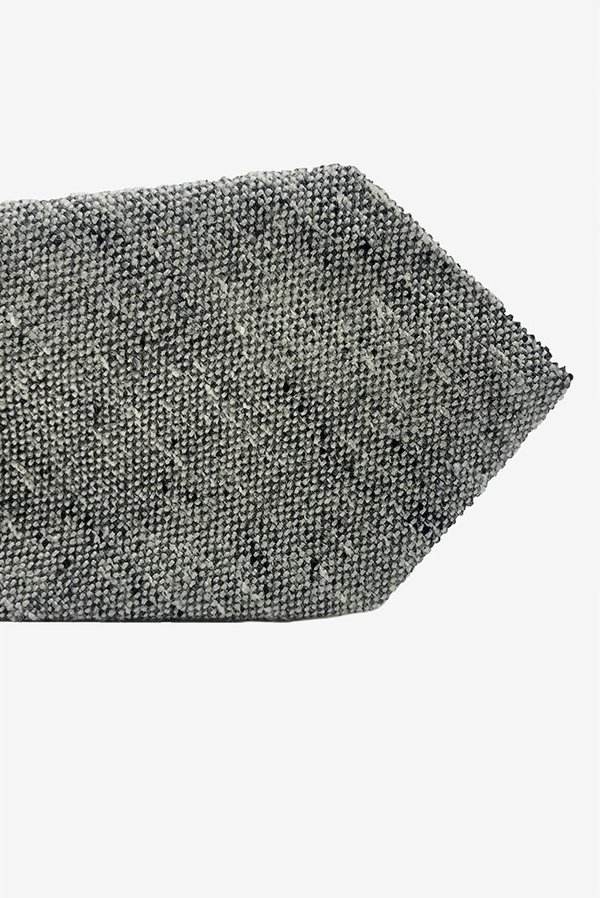 POCKET SQUARE CLOTHING Huerta Wool Tie - Grey POCKET SQUARE CLOTHING Huerta Wool Tie - Grey