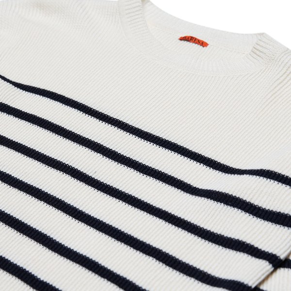 barena SCALFURO CENTA SWEATER - AVORIO barena SCALFURO CENTA SWEATER - AVORIO