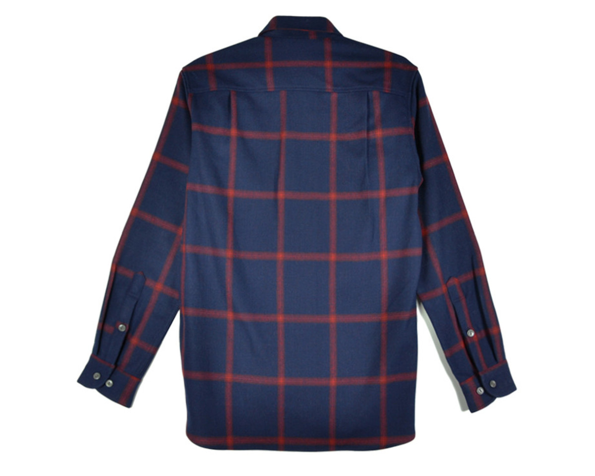 PENDLETON, THOMAS KAY - OLIVER SHIRT - NAVY / RED WINDOWPANE