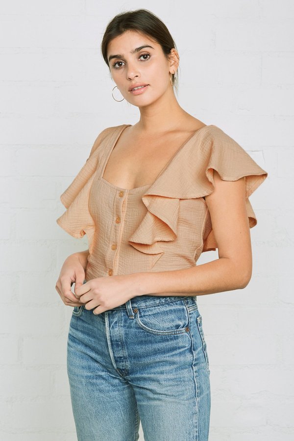 Rachel Pally Gauze Kit Top Rachel Pally Gauze Kit Top