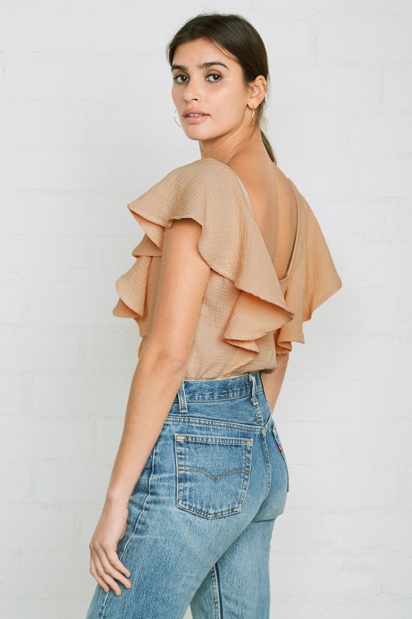 Rachel Pally Gauze Kit Top Rachel Pally Gauze Kit Top