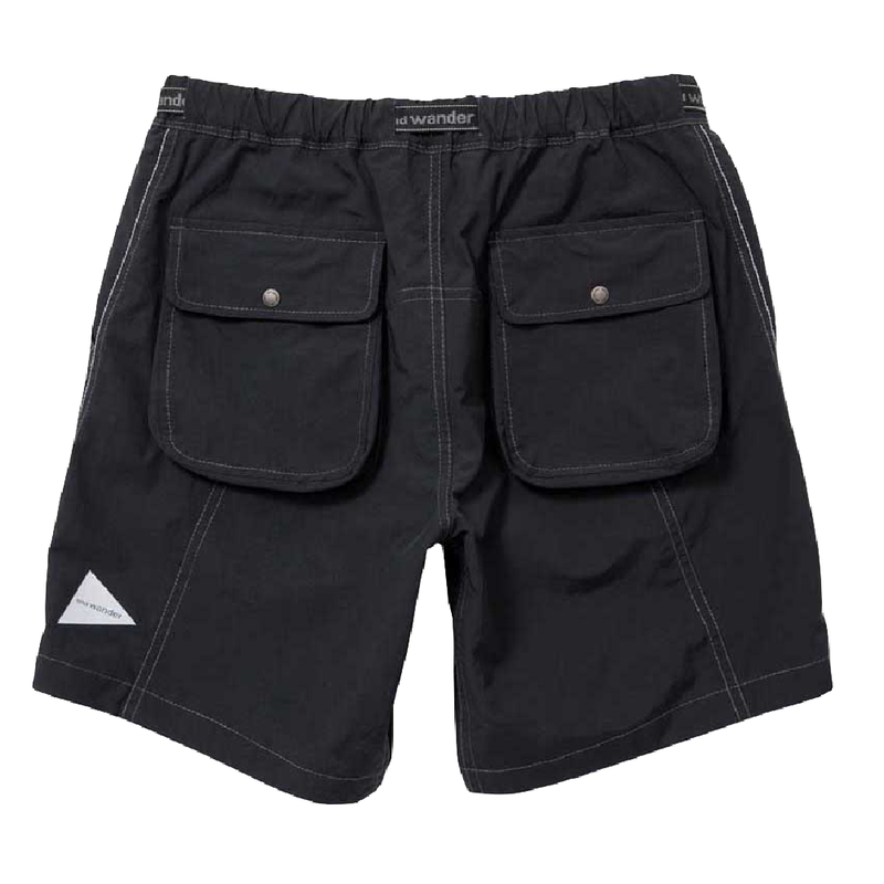 パンツ and wander nylon taffeta short pants and wander Nylon Taffeta Short Pants - black | Garmentory