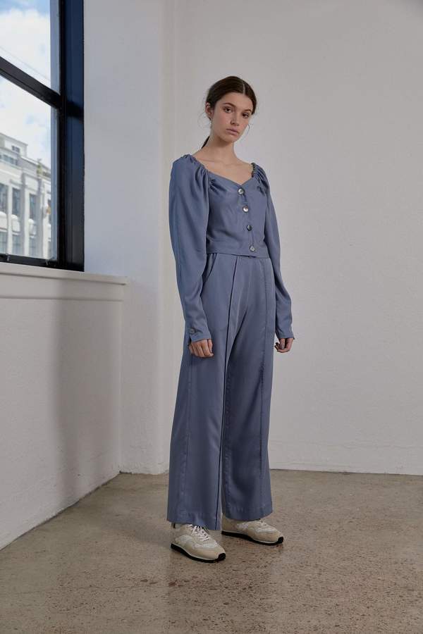 OVNA OVICH Eleanor Pant - Smokey Blue OVNA OVICH Eleanor Pant - Smokey Blue