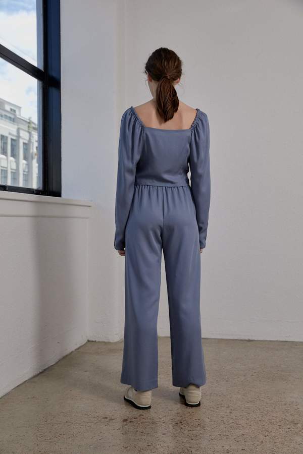 OVNA OVICH Eleanor Pant - Smokey Blue OVNA OVICH Eleanor Pant - Smokey Blue