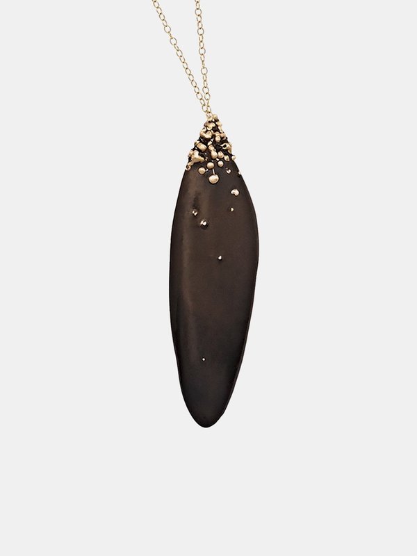julie cohn salvia necklace - black julie cohn salvia necklace - black