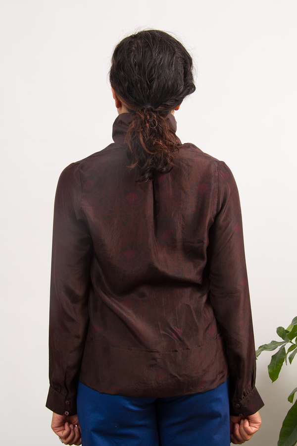 Bhoomki Alana Blouse in Silk Habotai Bhoomki Alana Blouse in Silk Habotai
