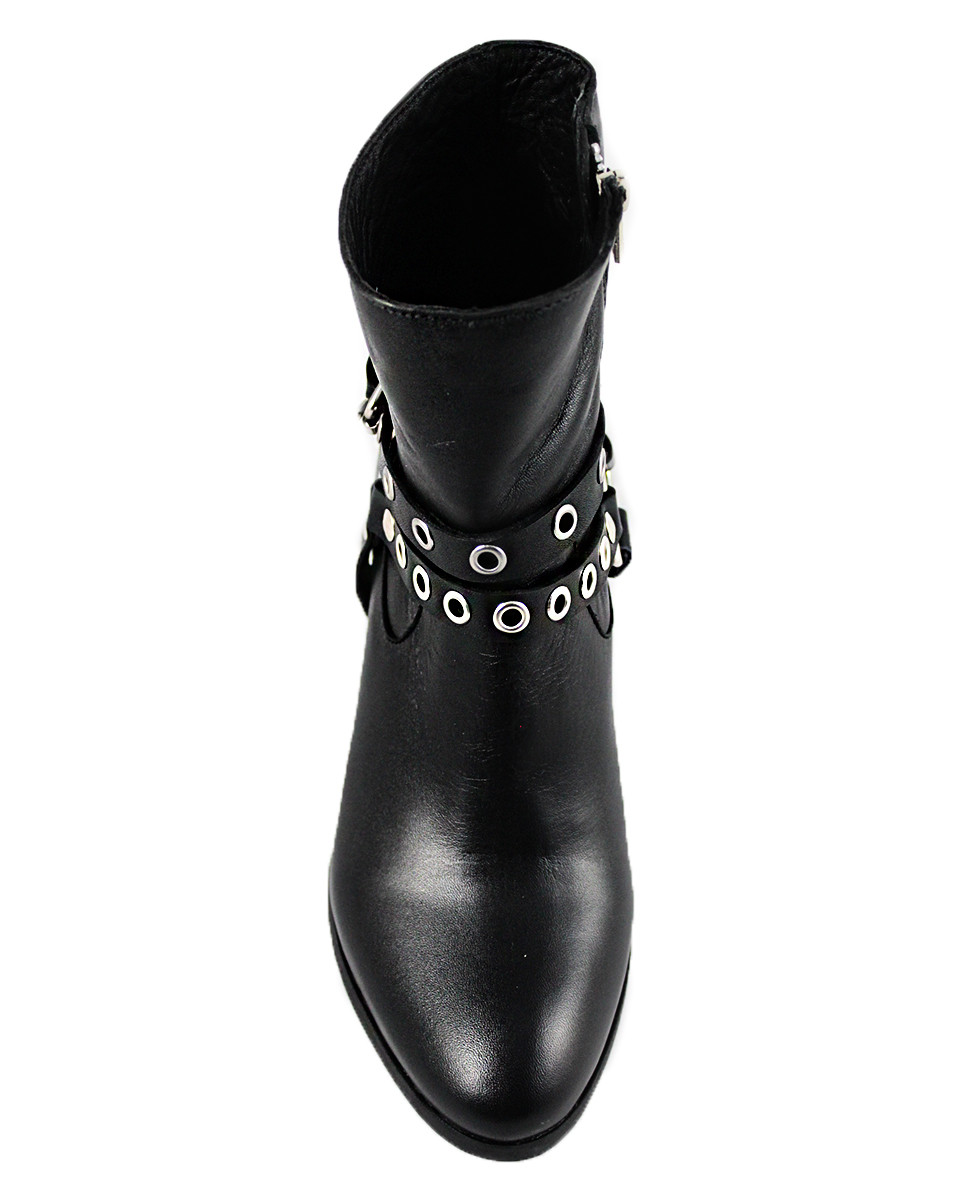 Cartel Footwear AW16 High Shaft Harness Boot Rivera Black Leather