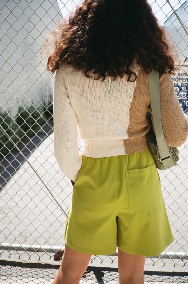 Paloma Wool Mahou Short - Green Olive | Garmentory
