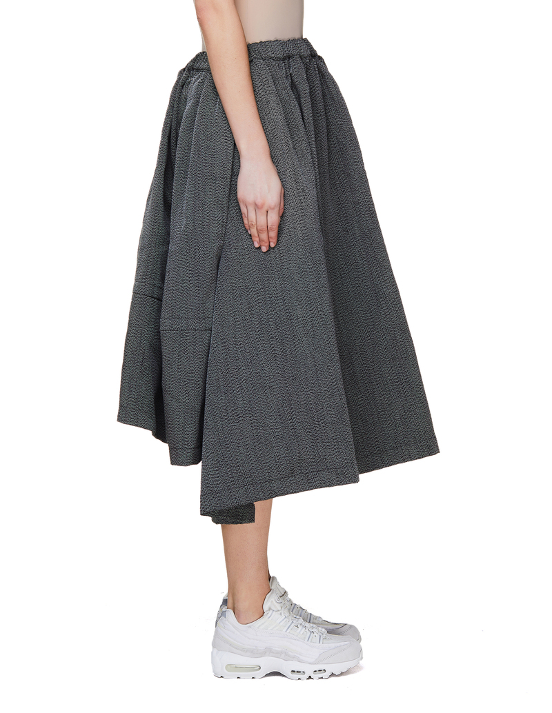 Comme des Garcons CdG Grey Pleated Skirt | Garmentory