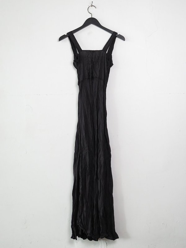 hazel brown silk sundress - black hazel brown silk sundress - black