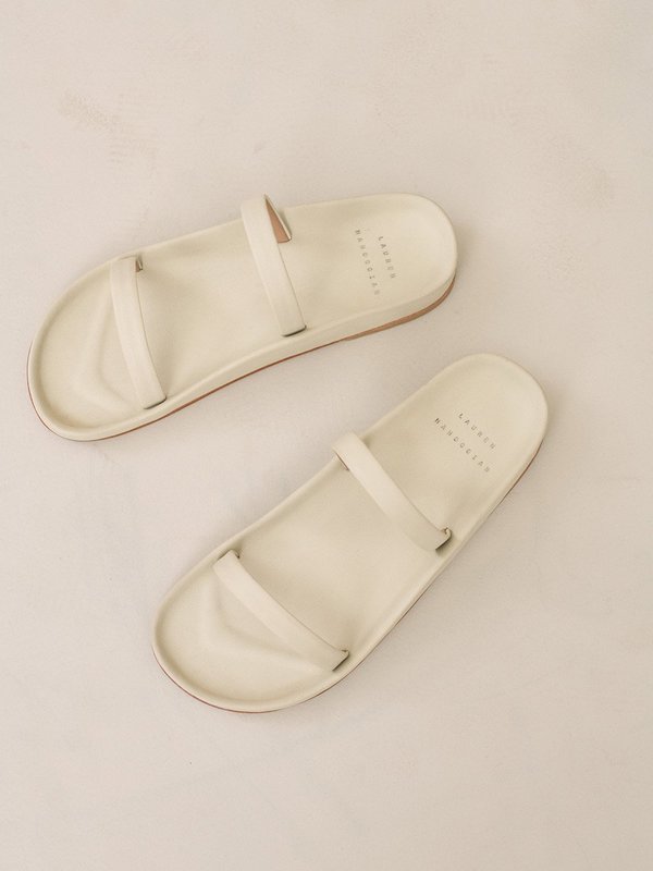 lauren manoogian line sandal - bone lauren manoogian line sandal - bone