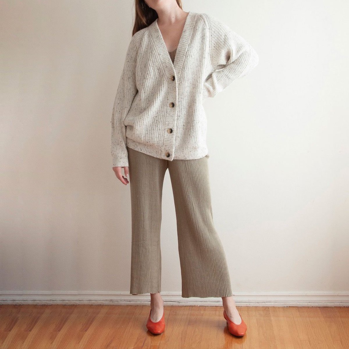 Alpaca Shaker Cardigan Kids Shaker-Stitch Cardigan